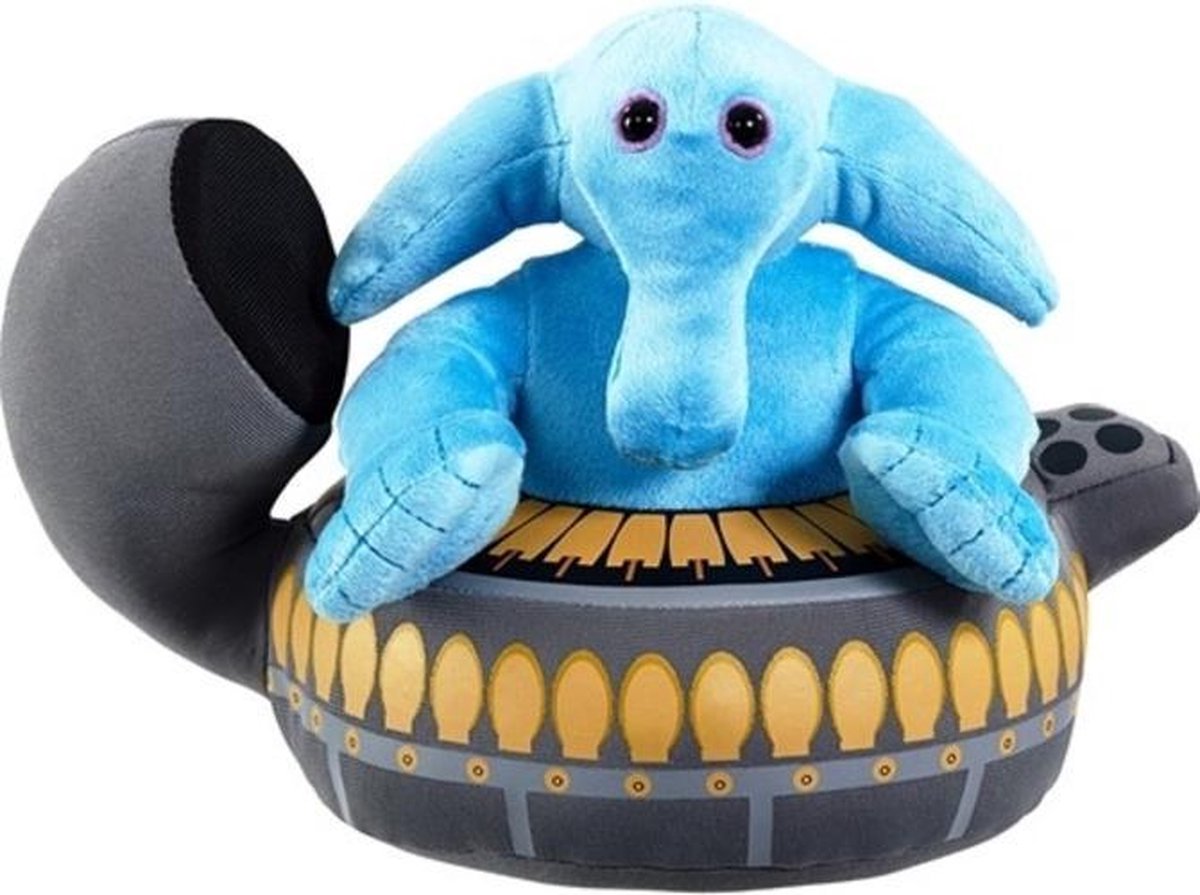 Star Wars Pluche Max Rebo Knuffel met muziek 25 cm (Incl. Batterij) | Starwars The Rise of Skywalker | Baby Yoda & Chewbacca friend